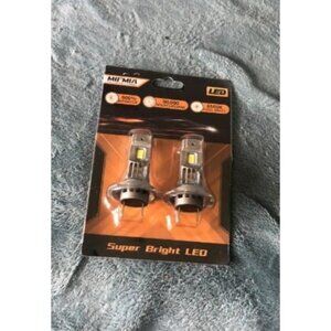 LED Bulb, 30000LM Super Bright 16 CSP Chips, 1:1 Size Standard H7 Bulbs